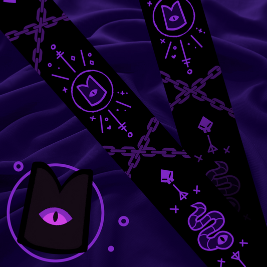 Sinful God Lanyard + Purple Crown Charm
