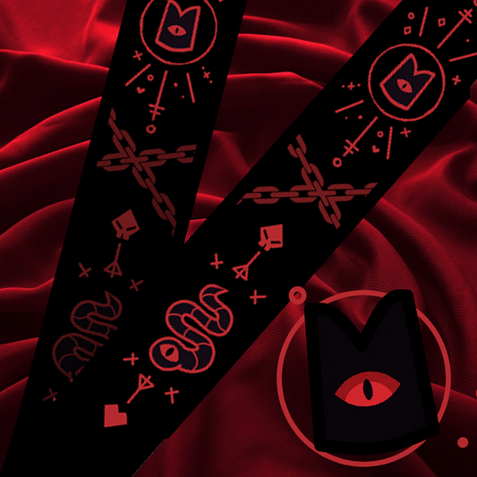 Wrathful God Lanyard & Red Crown Charm